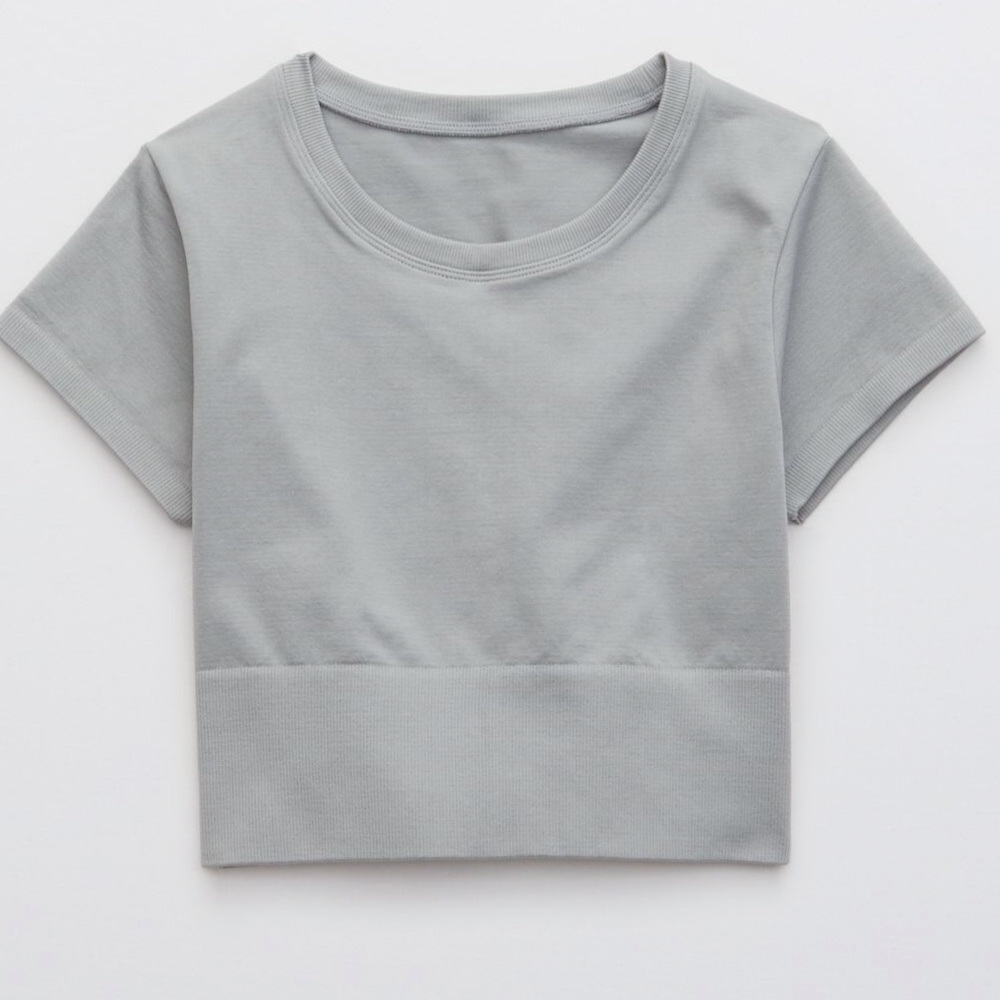 AERIE Seamless Cropped Offline T-shirt